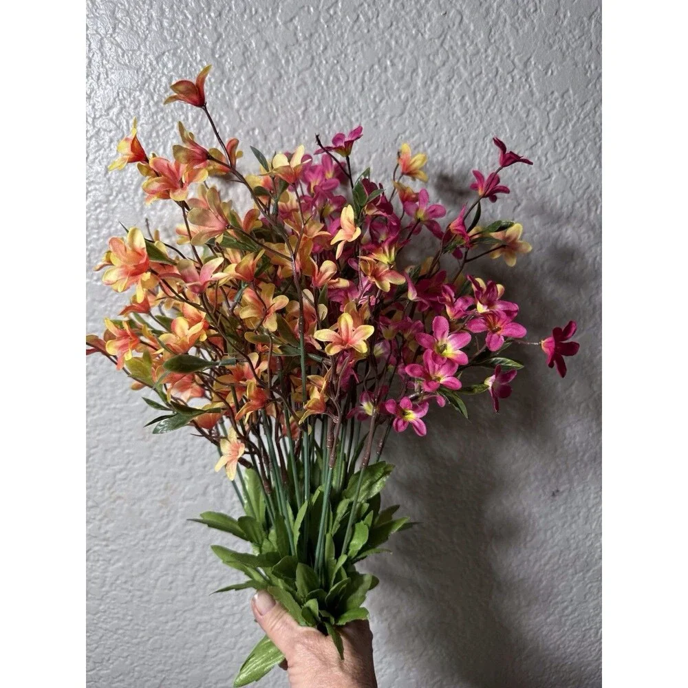 Floral Stems 11 Piece Set- Colorful Spring Flowers